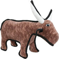 TUFFY - World's Tuffest Soft Dog Toy -Barnyard- Multiple Layers. Made Durable, Strong & Tough. Interactive Play (Tug, Toss & Fetch). Machine Washable & Floats. (Bull, Medium)
