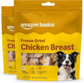 Amazon Basics Dog Treats Freeze Dried Raw Single Ingredient Chicken Breast, High Protein, Healthy Training Treats or Meal Topper for All Dogs, Grain-Free, 3 Oz (Pack of 2) (Previously Wag)