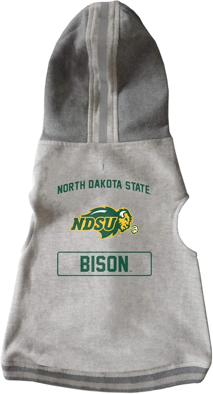 Littlearth NCAA Unisex NCAA Pet Hooded Crewneck with Team Logo and Name