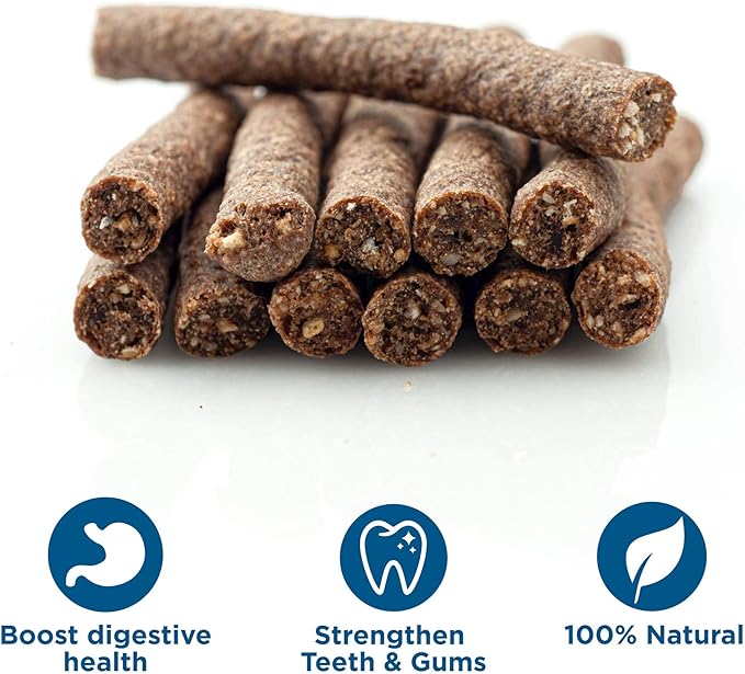Premium Real Beef Snap Sticks - 12 Count (Pack of 1) - 100% Natural, No Additives, USA Packed, Easy to Digest, Rawhide-Free, High Protein, Great for Puppy Training