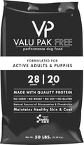 Valu-Pak Free 28-20 Dog Food | Black Bag | 50 lb