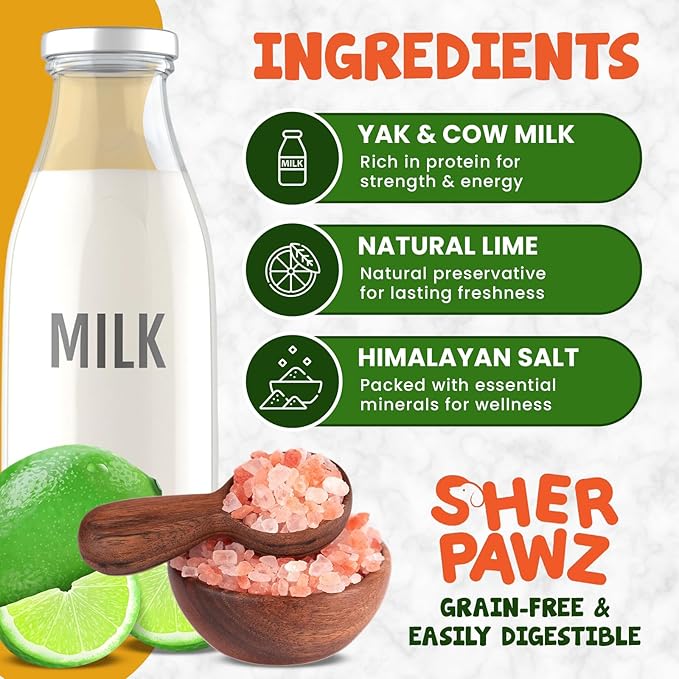 Natural Himalayan Yak Cheese Dog Chews - Medium (2.2-2.5 oz) 3-Pack | All-Natural, Rawhide-Free, Grain-Free Long-Lasting Healthy Dog Treat for Agressive Chewers