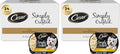 Cesar Simply Crafted Adult Wet Dog Food Toppers for Dry Food,Chicken,1.3 oz Tubs,24 Count (Pack of 2)