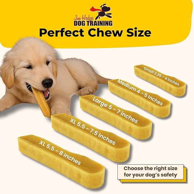 Yak Snak Dog Chews – All Natural Hard Cheese Himalayan Dog Treats – Long Lasting, Made from Yak Milk – Bulk Pack, Small, Medium & Large Sizes (Small 25pcs.)