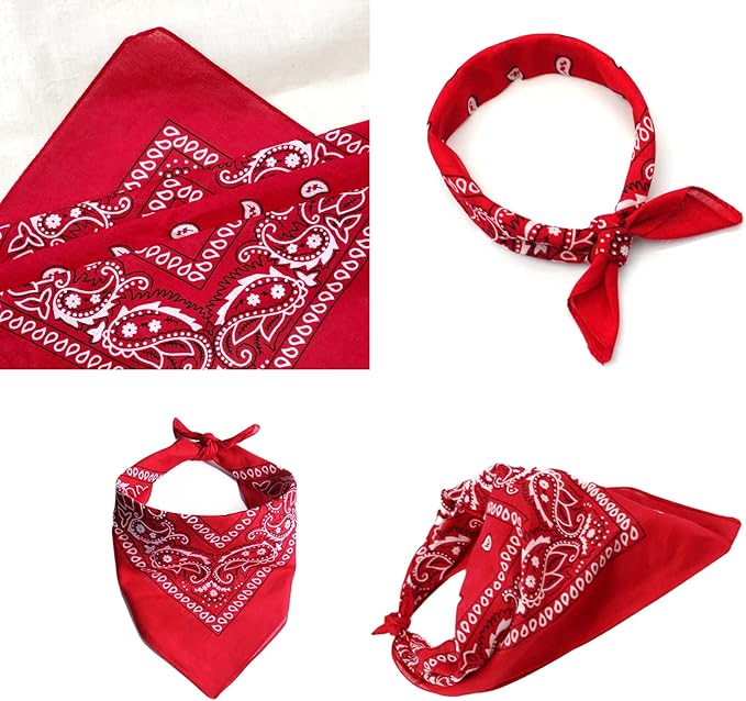 Dog and Cat Cowboy Hat with Bandana Scarf - Mini Pet Costume for Halloween, Holiday, Party Decoration (Brown, Small)