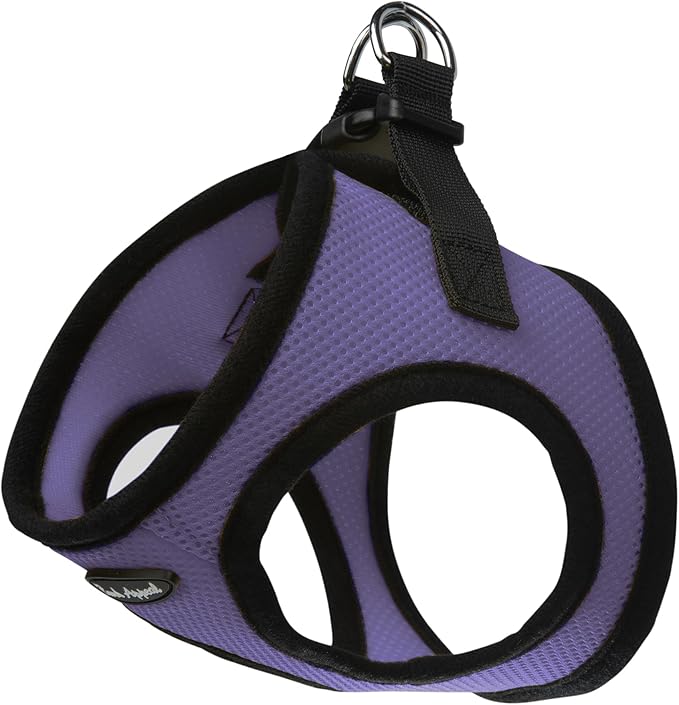 Bark Appeal Lavender Step-in Dog Harness for X-Large to 2X-Large Sized Pets – Updated Sizing, Re-Measuring is Essential – Soft Vest Harness – Anti-Choke with Adjustable Strap & Heavy Duty Clip – XXL