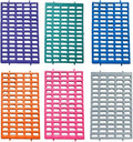Saguaro Acres Rabbit and Small Animal Cage Resting Mat for Wire Floored Cages - Pack of 6 (Pink, Blue, Teal, Purple, Grey and Orange)