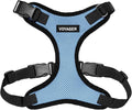Voyager Step-in Pet Harness - All Weather Mesh, Adjustable Step in Harness for Cats and Dogs by Best Pet Supplies - Baby Blue/Black Trim, XL