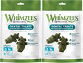Whimzees (2 Pack) Natural Grain Free Dental Dog Treats, Alligator