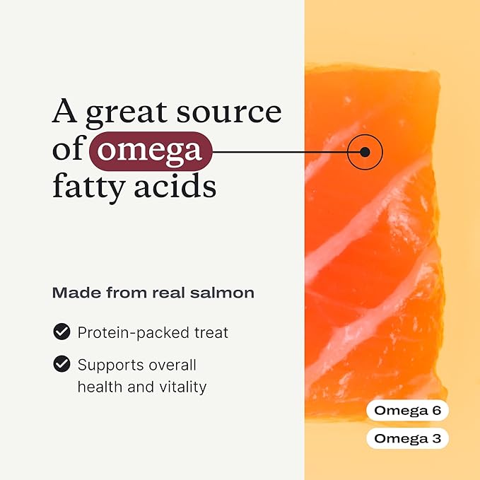 PetLab Co. Salmon Bites for Dogs – Rich in Beneficial Fatty Acids, Vitamins & Minerals - Premium Salmon Dog Treats Your Pup Will Drool Over - Carefully Selected Ingredients – Delicious Reward