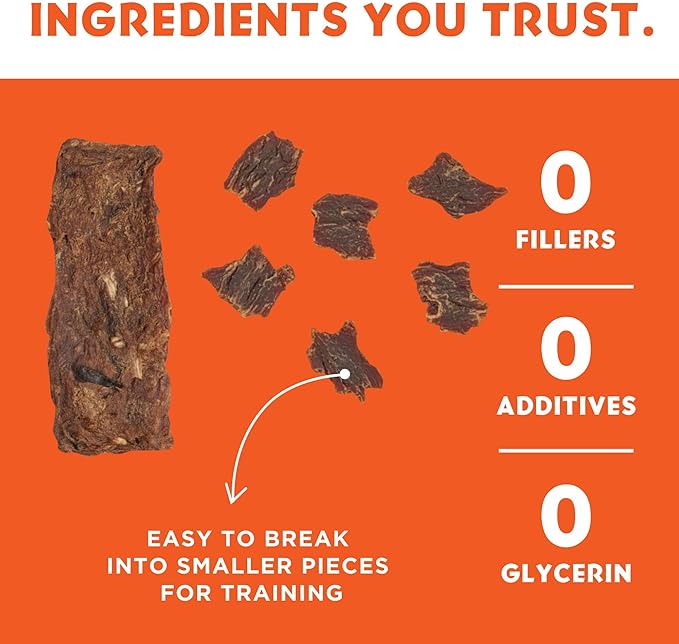 Barkin Burger Strips Made of Only Salmon Grain-Free Dog Treats 12 oz Pouch Premium One-Ingredient, All-Natural, Low-Fat, Lean Protein Jerky Treats for Dogs and Breeds