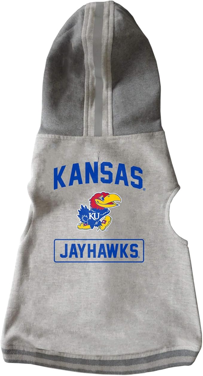 Littlearth NCAA Unisex NCAA Pet Hooded Crewneck with Team Logo and Name