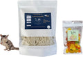 Large Pack Fish Sticks + Mixed Dried Fruit and Vegetable Pellets - Sugar Glider, Squirrel, Hamster and Small Exotic Pet Treats/Food