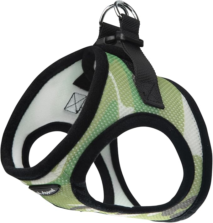 Bark Appeal Green Camo Step-in Dog Harness for X-Large to 2X-Large Sized Pets – Updated Sizing, Re-Measuring is Essential – Soft Vest Harness – Anti-Choke with Adjustable Strap & Heavy Duty Clip – XXL