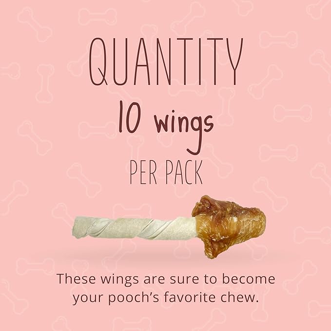 Better Belly Dog Chew, Chicken, Lamb & Sirloin Flavored Wings, 4.9 oz, 10 ct