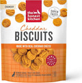 The Honest Kitchen Human Grade Dog Treats Cheddar Biscuits, 3.5 oz Pouch