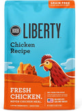 BIXBI Liberty Grain-Free Dry Dog Food, Chicken Recipe – Fresh Meat, High Protein, No Meat Meals – USA Made, 22 lbs
