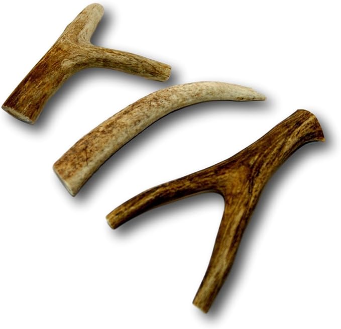 Premium Large Antler - ONE Pound (+/- an Ounce) Variety Pack - Top Dog Chews