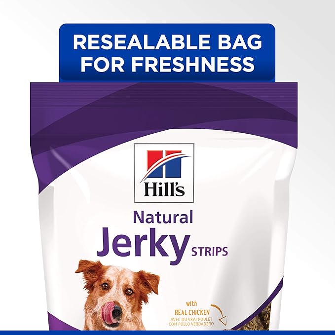 Hill's Natural Jerky Strips Dog Treats, Chicken, 7.1 oz. Bag