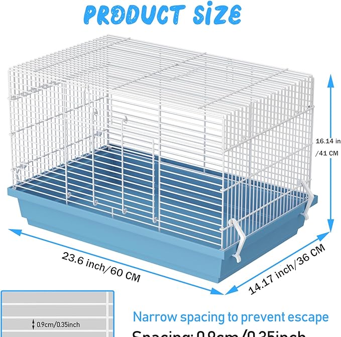 Pronetcus Hamster cage for Hamsters, Gerbils, mice, Rats, Small Guinea Pigs and Other Small Animals.