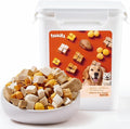 Freeze Dried Treats for Cats & Dogs, Sealed Box, 17.63 oz, Bite-Sized, Protein-Packed with Chicken, Quail Egg Yolk, Hearts, Liver, Salmonr, Pumpkin – Natural, Additive-Free Training Snacks