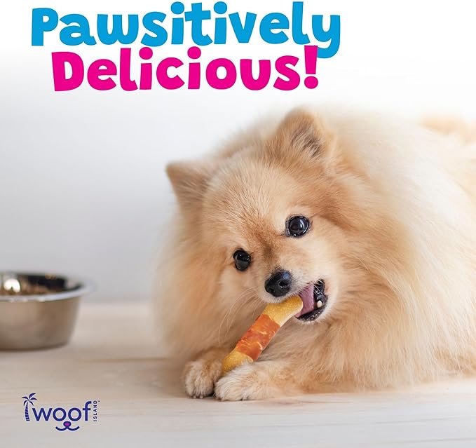 5" Coconut Chews - Premium, All Natural Coconut Dogs Treats - Healthy Puppy Treats & Vitamin Rich Rawhide Free - 2 Pack