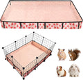 Waterproof Guinea Pig Cage Liners, Washable & Reusable Small Animal Cage Mat, for Rabbit, Hamster, Chinchilla, Hedgehog (Watermelon),C&C 24x36 inches