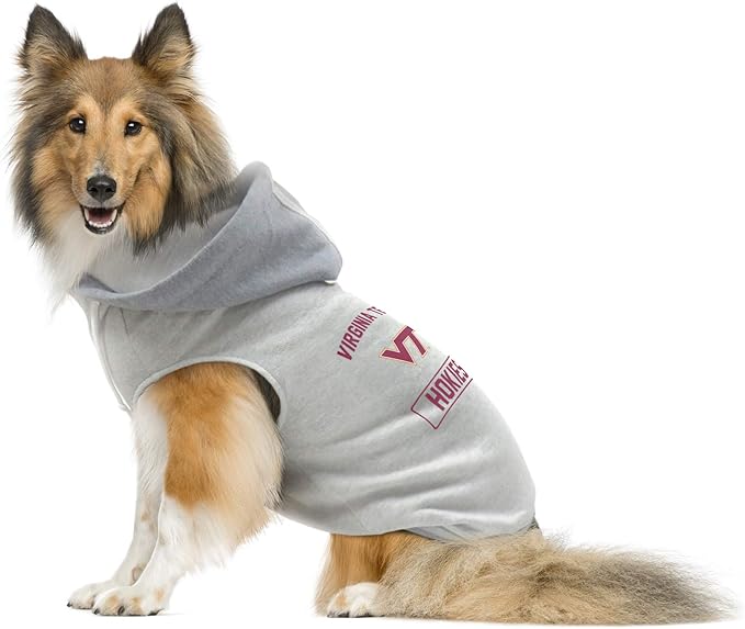 Littlearth NCAA Unisex NCAA Pet Hooded Crewneck with Team Logo and Name