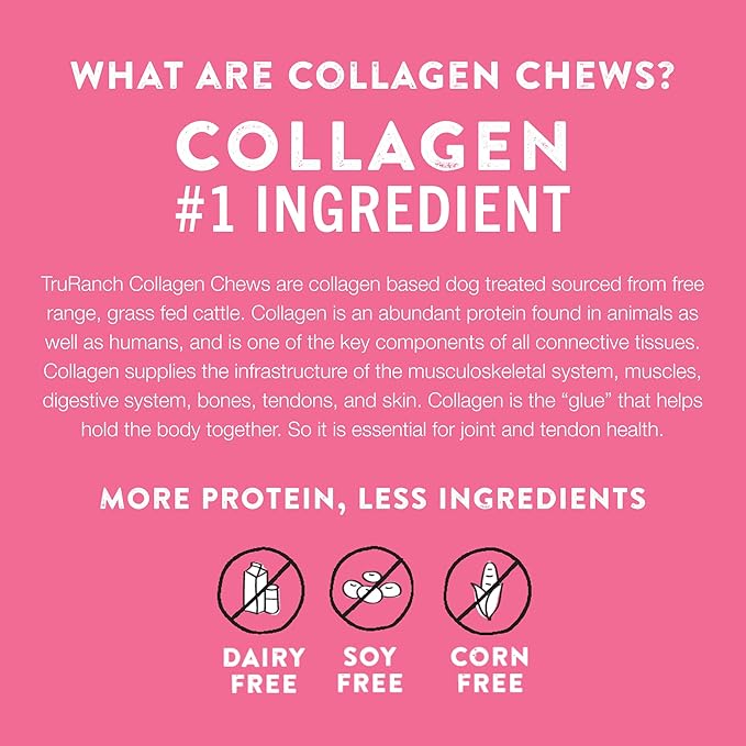 TRURANCH 6" Pork Skin Twists - Collagen Chews for Dogs - Assorted Flavors - Made with Real Pork Skin - Rawhide Alternative - Limited Ingredient - Easy to Digest Treat, 1 Bag, 9 Count