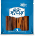 Best Bully Sticks 6 Inch Bully Sticks - 25 Count (Pack of 1) - Natural, Easily Digestible, 100% Grass-Fed, Grain and Rawhide Free