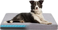 WATANIYA PET Cooling Dog Bed - Memory Foam Washable with Waterproof Liner and Cooling Gel Mattress, Fits up to 70 lbs Pets