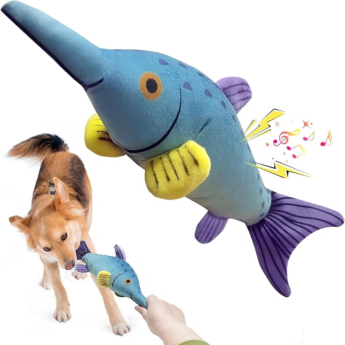 Large Squeaky Dog Toys :Plush Soft Dog Chew Toys - Tug of War for Large,Small, Medium,Puppy Breeds-Puppy Toys to Keep Them Busy