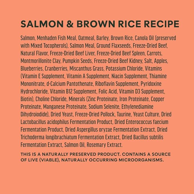 Instinct RawBoost, Natural Dry Dog Food with FreshDried Raw, Whole Grain Recipe - Real Salmon & Brown Rice, 19 lb. Bag