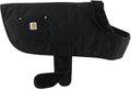 Carhartt Firm Duck Insulated Dog Chore Coat, Durable Weather Resistant Jacket for Cold and Windy Conditions, Black, Medium