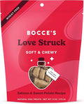 Bocce's Bakery Love Struck Valentine's Dog Treats - Wheat-Free, Natural Soft & Chewy Cookies Made with Real Ingredients - Baked in The USA, 6 oz