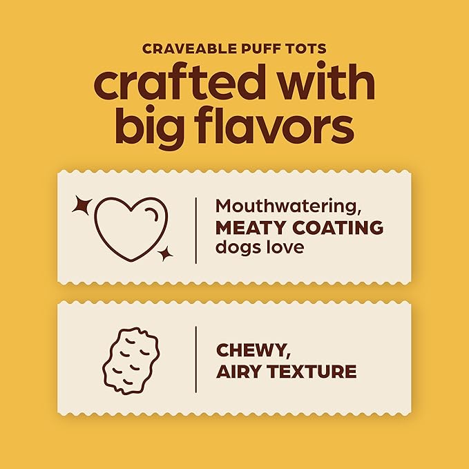 Chewsday Tots Dog Treats, Made with Real Chicken, 7.5oz