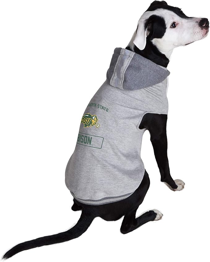 Littlearth NCAA Unisex NCAA Pet Hooded Crewneck with Team Logo and Name