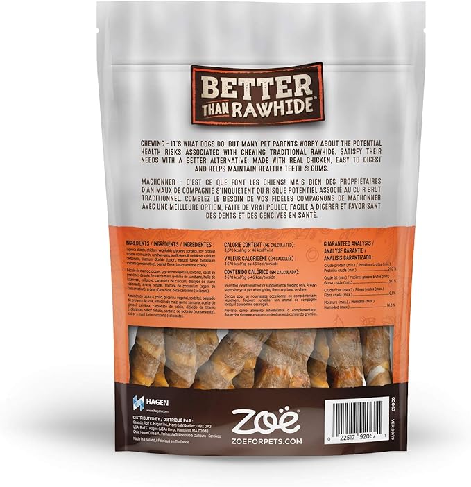 Zoe Peanut Butter Twists Dog Treats, 148 GR