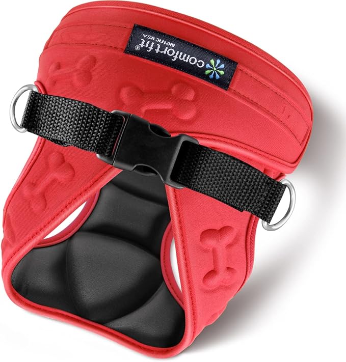 Comfort fit All Weather Step-in Dog Harness - Adjustable Small Dog Harness Medium Sized Dogs - Soft Padded Easy Walk Dog Vest Harnesses
