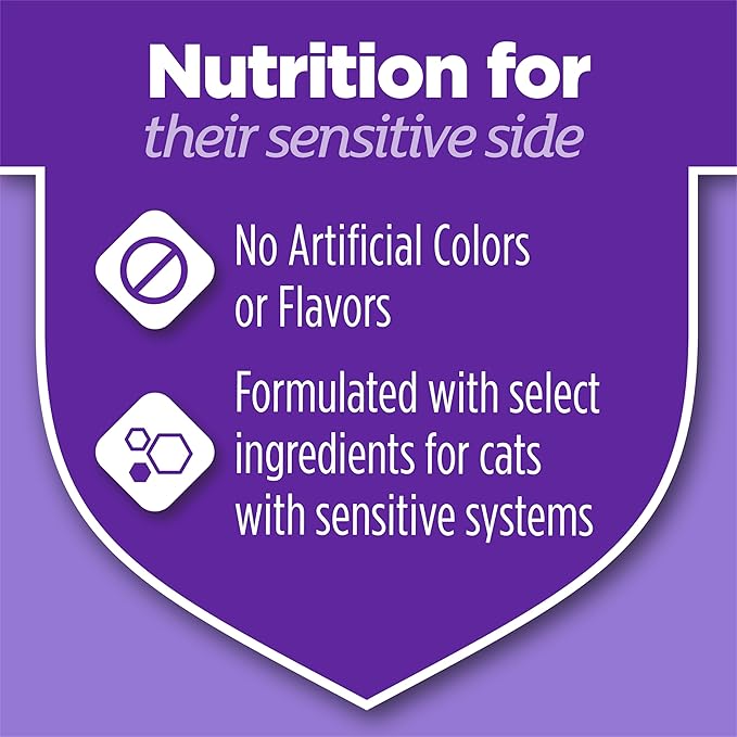 Purina Cat Chow Gentle Sensitive Stomach and Skin Dry Cat Food with Turkey - 13 lb. Bag