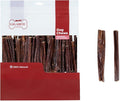 GigaBite Beef Esophagus Dog Treats - Natural Gullet Sticks for Dogs, High Protein Single Ingredient Dog Chews, Rawhide Free Dental Dog Treats for All Dog Breeds - Sticks (6 Inch), Pack of 80