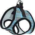 Bark Appeal Blue Plaid Step-in Dog Harness for Medium to Large Sized Pets – Updated Sizing, Re-Measuring is Essential – Soft Vest Harness – Anti-Choke with Adjustable Strap & Heavy Duty Clip – L