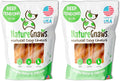 Nature Gnaws USA Beef Tendons for Dogs 1 Pound (8oz X2) - Mixed Thickness - Long Lasting for Aggressive Chewers - Premium Natural Beef Dog Chew Treats - Rawhide Free (Pack of 2)