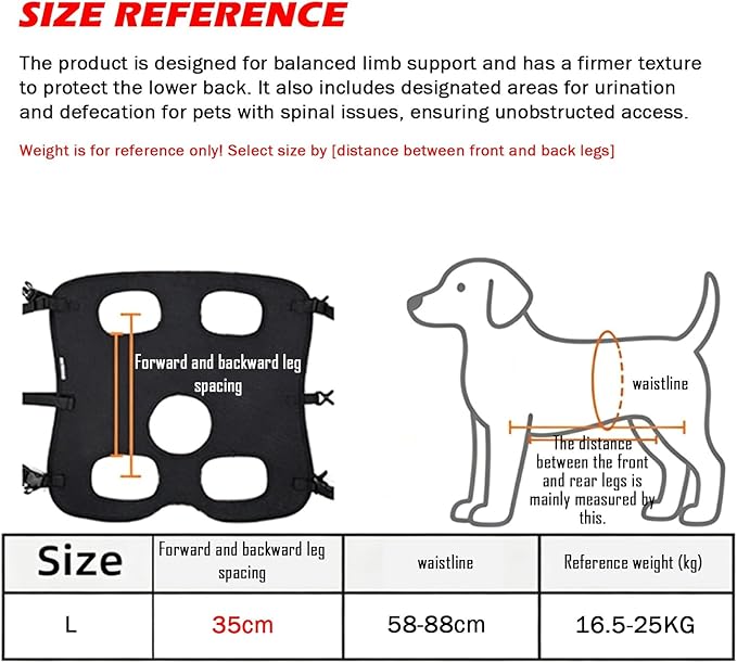 Dog Lift Harness, Full Body Support Sling，Adjustable Handle & Open Crotch Design for Senior, Disabled, Injured Dogs, Help with Walking, Climbing Stairs, Car Travel(Blue,X-Large)