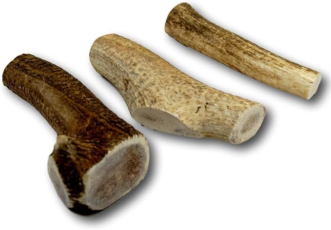Premium Large Antler - ONE Pound (+/- an Ounce) Variety Pack - Top Dog Chews