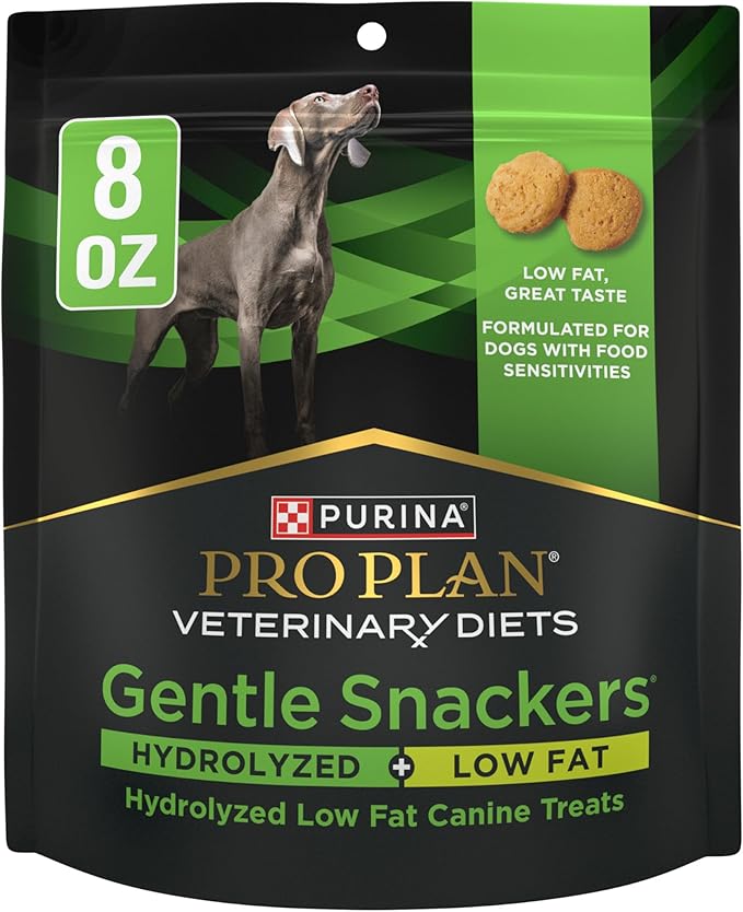 Purina Pro Plan Veterinary Diets Gentle Snackers Hydrolyzed Plus Low Fat Dog Treats - 8 oz. Pouch