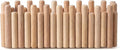 Hamster Cage Sprays Flower Foraging Holder - Natural Wood Feeding Stand, Small Pet Habitat Accessories for Hamsters Mouse Guinea Pig Dwarf Gerbils Syrian Mice (Plain - Rectangle)