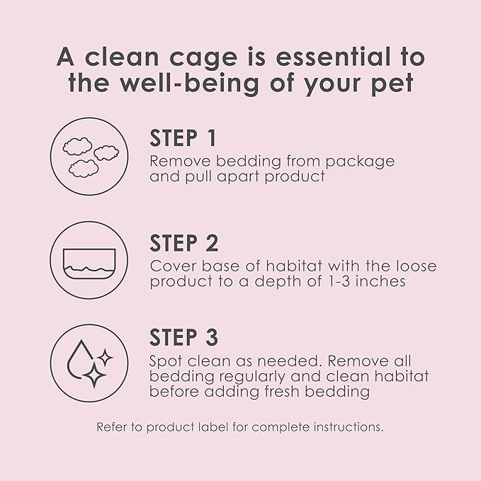 Kaytee Clean & Cozy Colors, Small Animal Bedding with Extreme Odor Control, Sunset 49.2 Liters