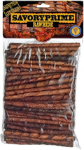 Savory Prime 100-Pack Basted Twist Sticks, 5-Inch, Brown