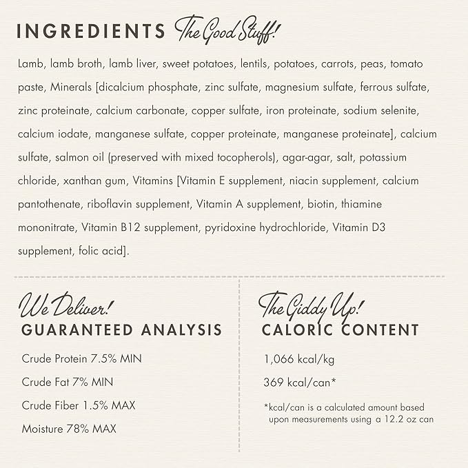 Fromm Lamb & Sweet Potato Pate Dog Food - Premium Wet Dog Food - Lamb Recipe - Case of 12 Cans